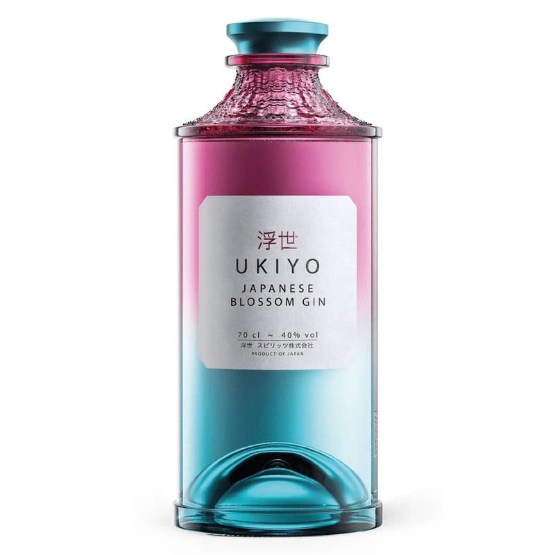 Ukiyo Blossom Japanese Gin, 70 cl