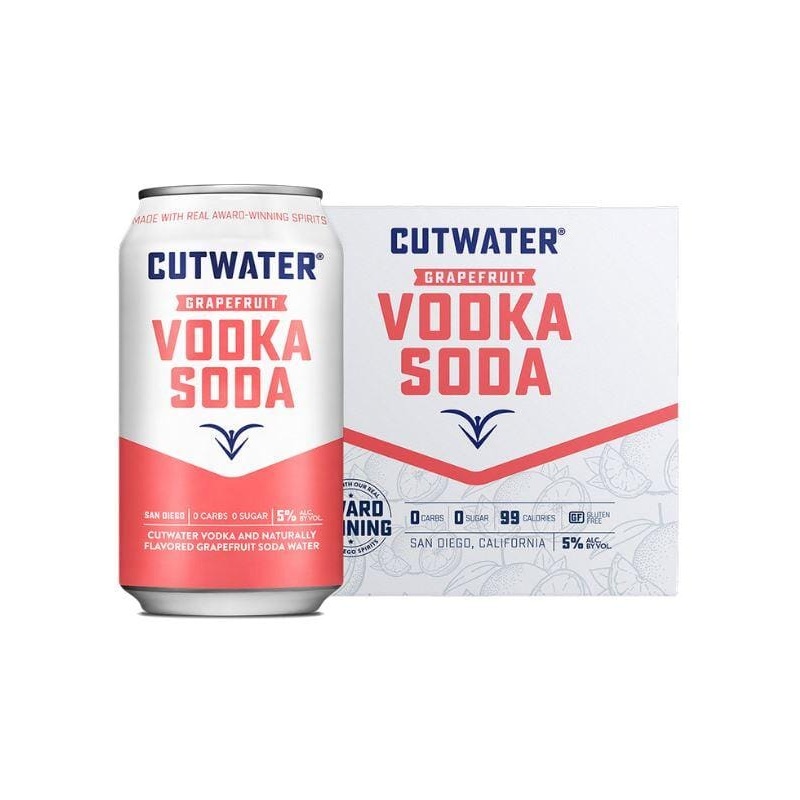 Cutwater Grapefruit Vodka Soda 4 Pack