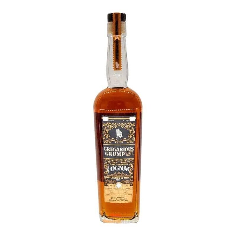 Gregarious Grump 10 Year X.O. Fins Bois Cask Strength Cognac 117.4 Proof