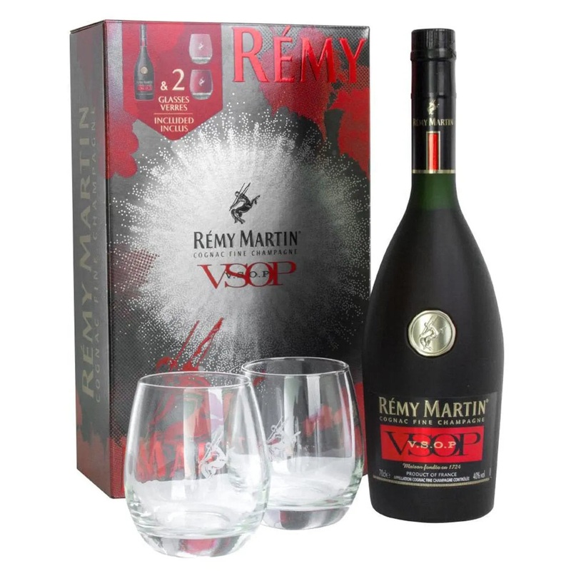 Remy Martin VSOP Fine Champagne Cognac Gift Set, 70 cl