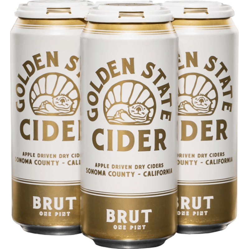 Golden State Cider Brut 16oz 4 pack can