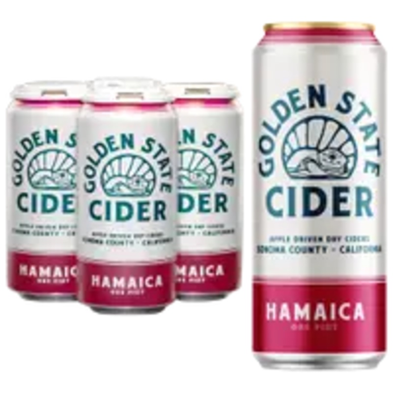 Golden State Cider Jamaica 16oz 4 pack can