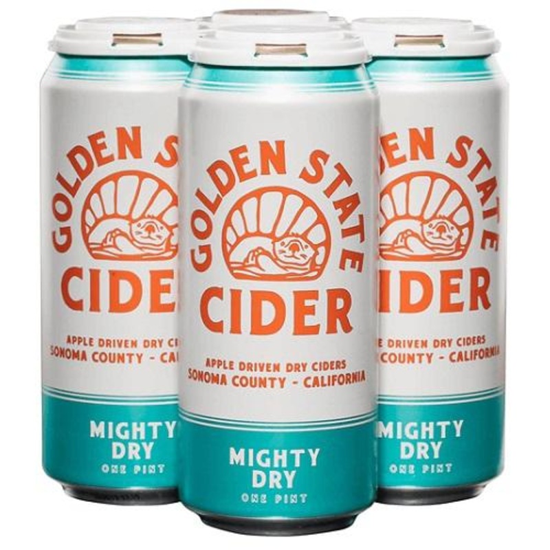 Golden State Cider Mighty Dry 16oz 4 pack can