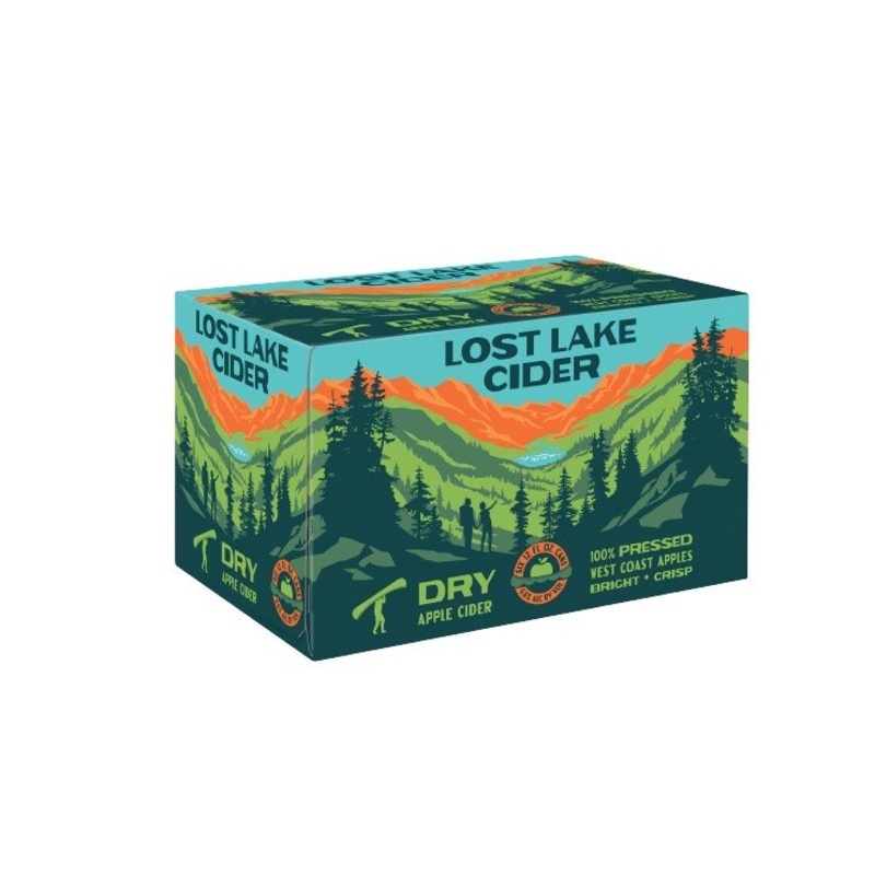 Lost Lake Dry Apple Ciderc12oz 6pack Cans