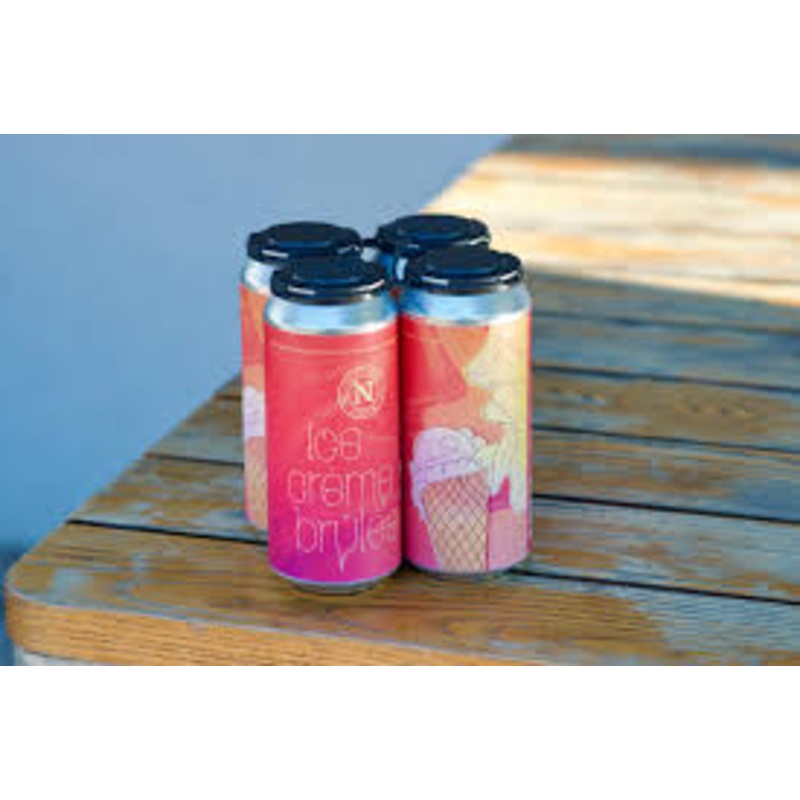 Newtopia Cyder Ice Cream Brulee 16oz 4pack Cans