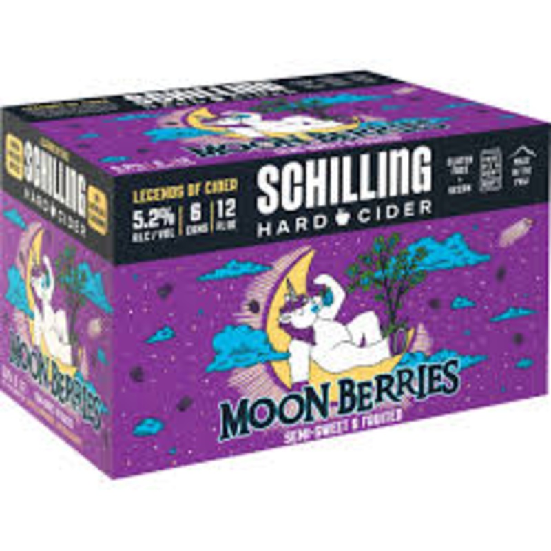 Schilling Hard Cider Moon Berries 6pack Cans