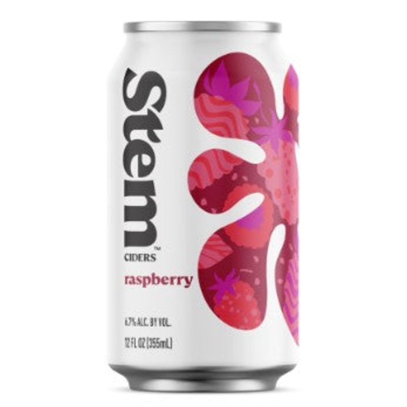 Stem Raspberry Cider 12oz 4 Pack Can