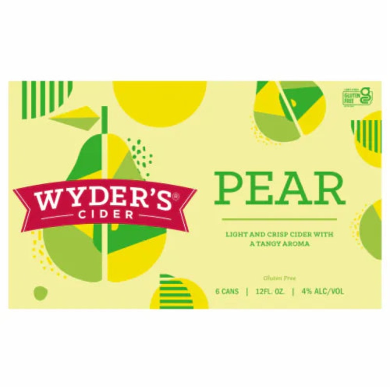Wyder's Pear Cider 12oz 6 Pack Can