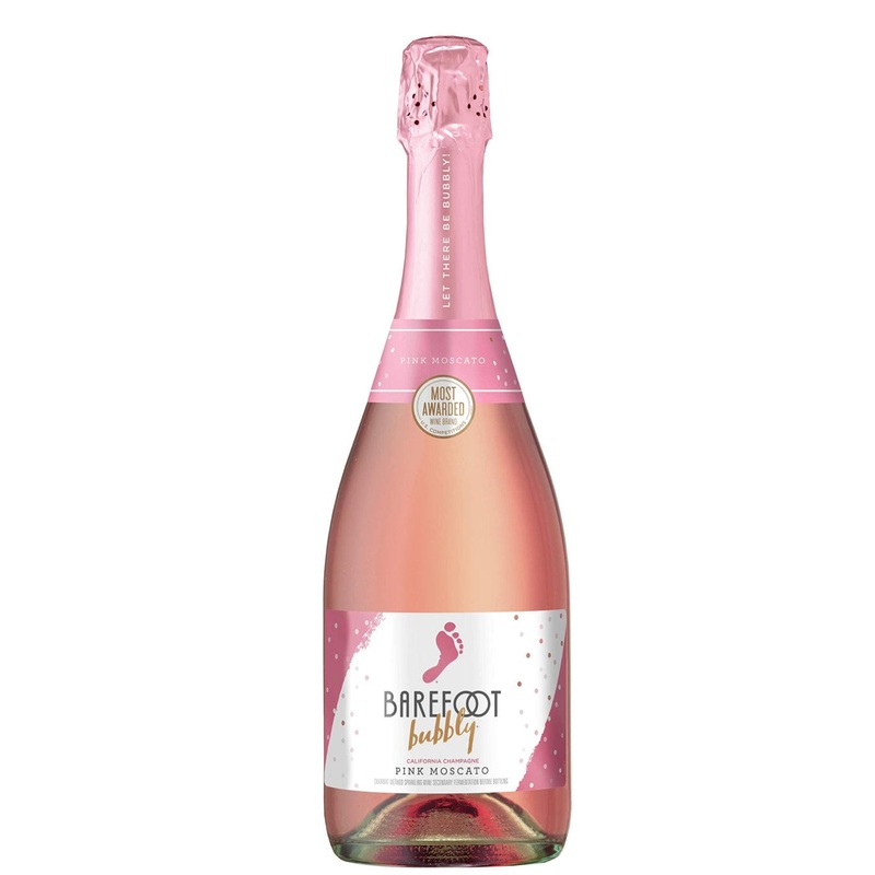 Barefoot Bubbly Pink Moscato, 75 cl