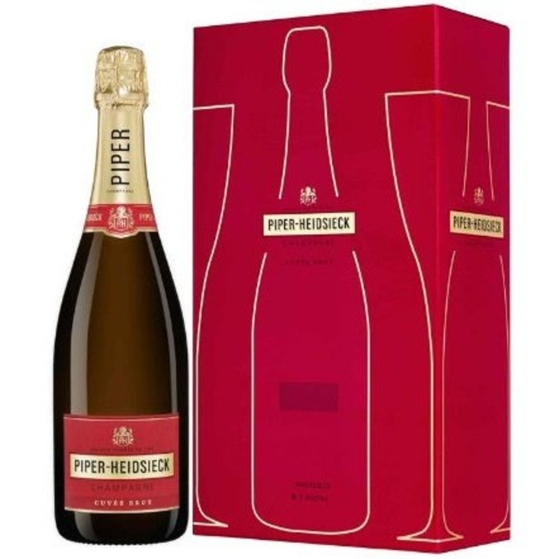 Piper Heidsieck Champagne Cuve Brut With 2 Champagne Flutes Gift Set 750ml