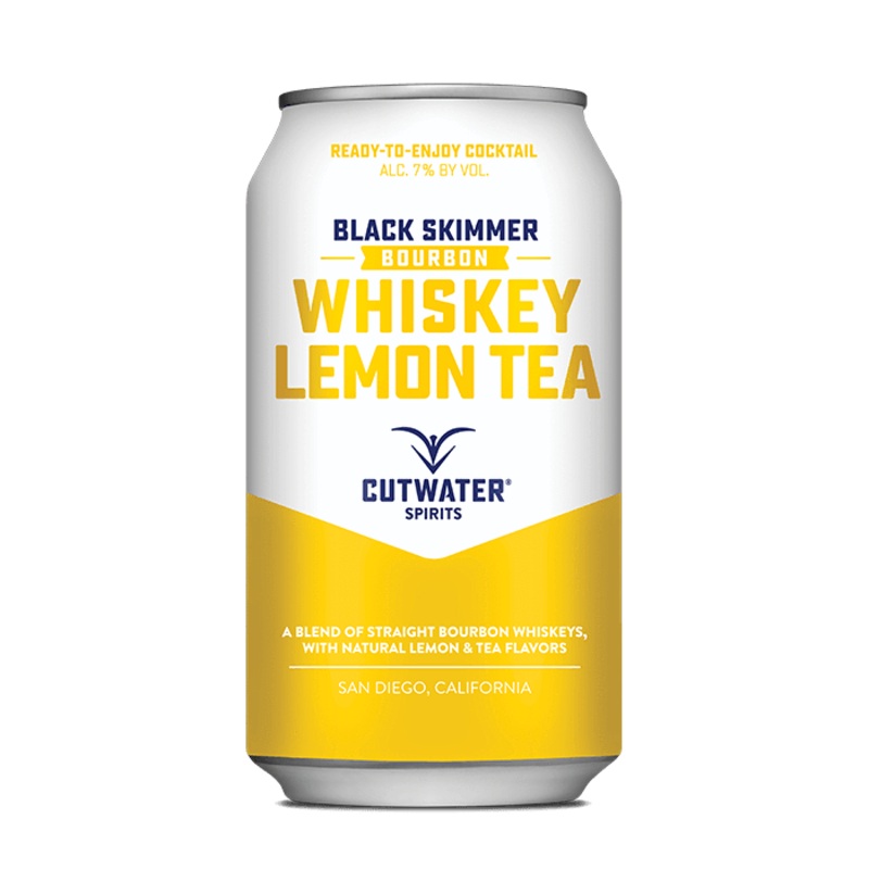 Black Skimmer Whiskey Lemon Tea (4 Pack - 12 Ounce Cans)