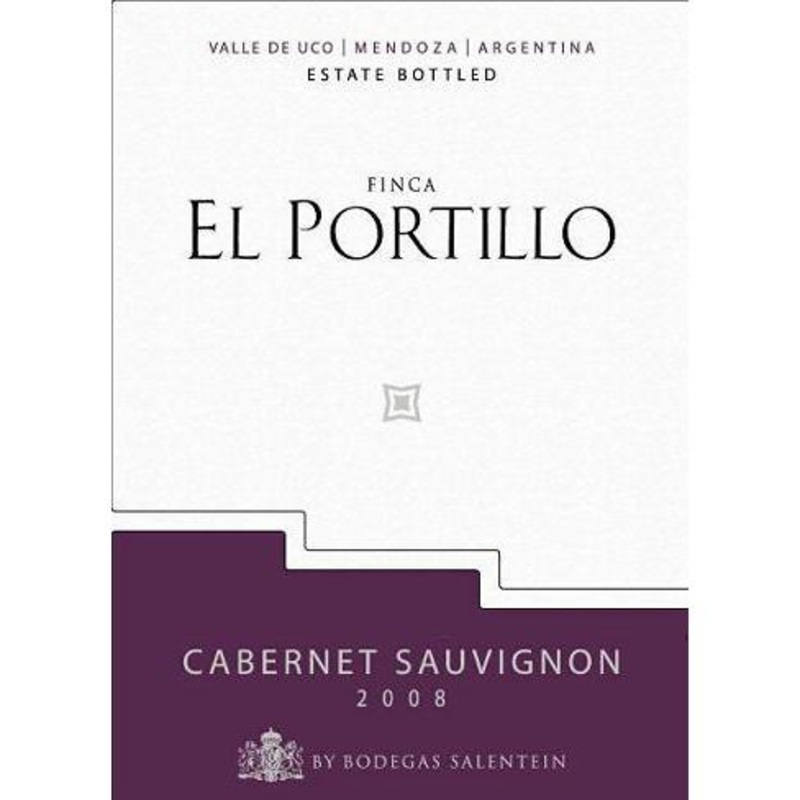 Bodegas Salentein El Portillo Cabernet Sauvignon 2008 750ml