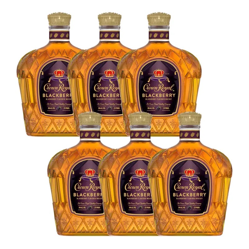 Crown Royal Blackberry 6-Pack Bundle