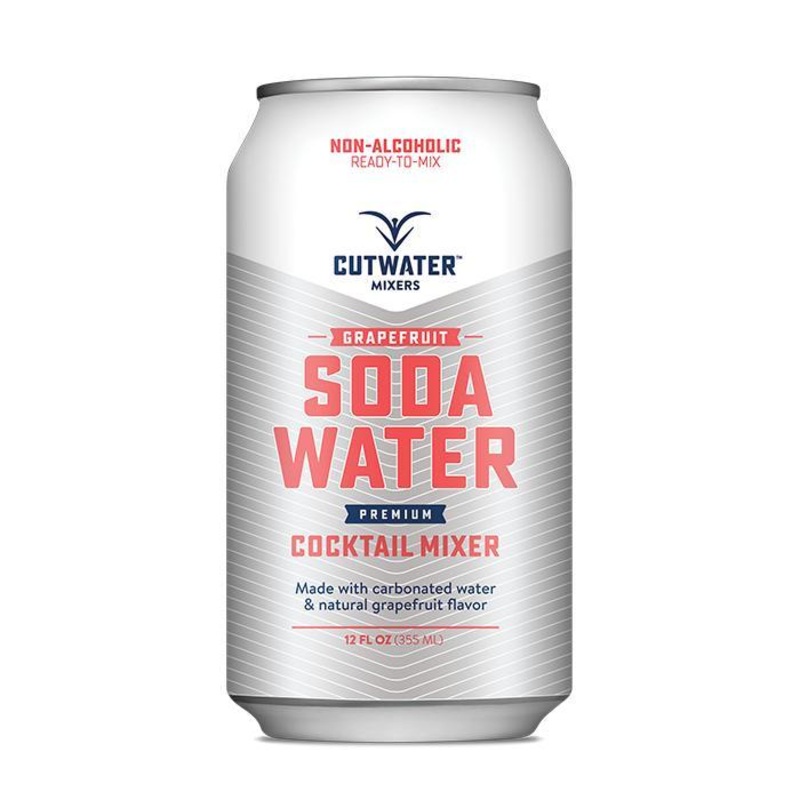 Cutwater Spirits Grapefruit Soda Water Mixer (4 Pack  12 Ounce Cans)