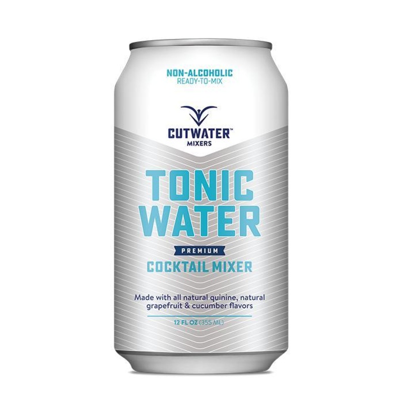 Cutwater Spirits Tonic Water Mixer (4 Pack  12 Ounce Cans)