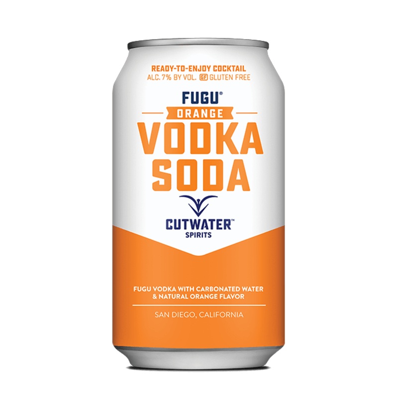 Fugu Orange Vodka Soda (4 Pack - 12 Ounce Cans)