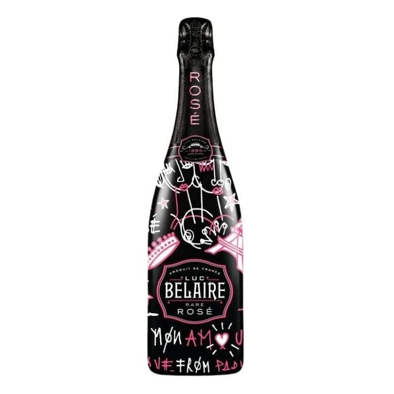 Luc Belaire Rare Rose Limited Edition Art by Gregoire Devin 750mL
