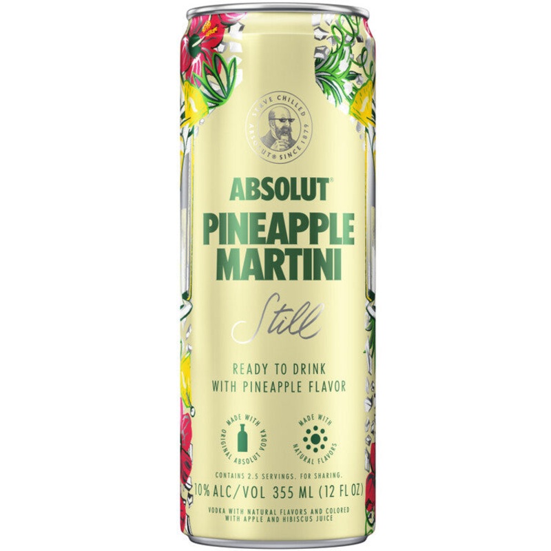 ABSOLUT PINEAP MARTINI STILL CAN4P