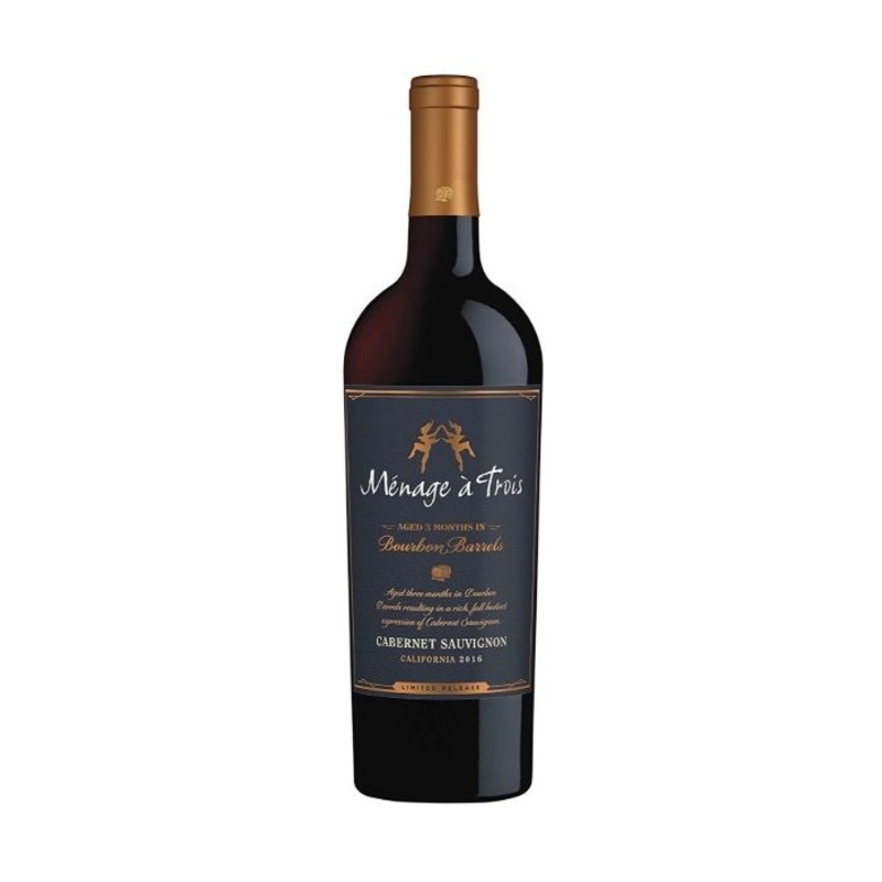 Folie A Deux Menage A Trois Cabernet Sauvignon Aged in Bourbon Barrels 750ml