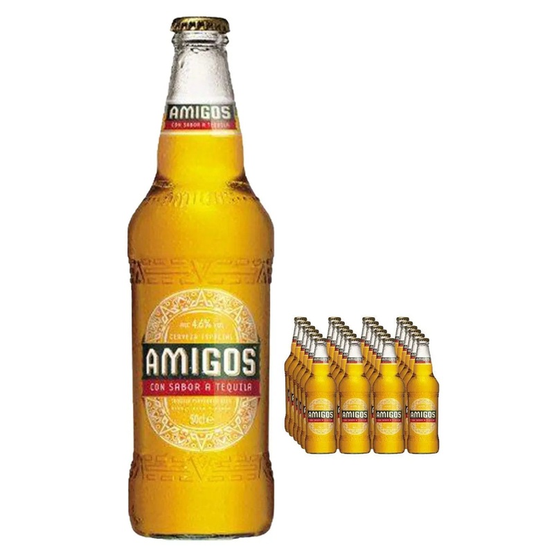 Amigos Tequila Beer Bottle Multipack, 24 x 330 ml