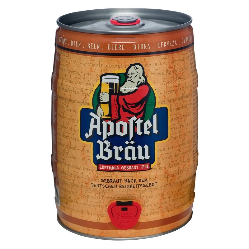 Apostel Brau Lager Beer Keg, 5 L