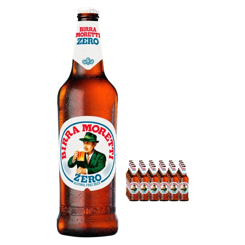 Birra Moretti Zero Alcohol Free Beer Multipack, 24 x 330 ml