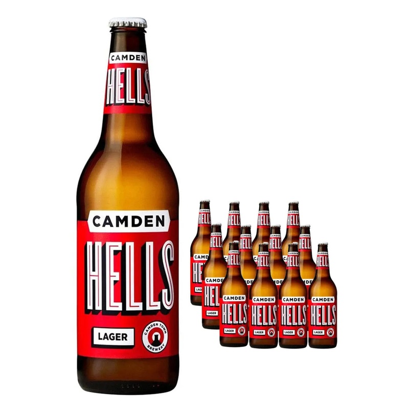Camden Town Brewery Hells Lager Bottle Multipack, 12 x 660 ml