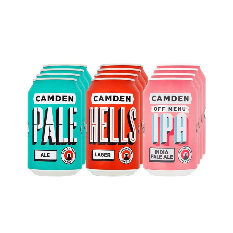 Camden Town Brewery Trio Can Multipack, 12 x 330 ml
