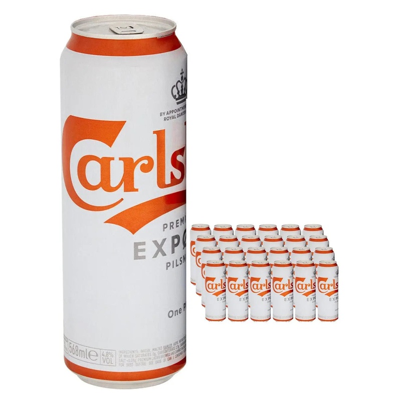 Carlsberg Export Lager Beer Can Multipack, 24 x 568 ml