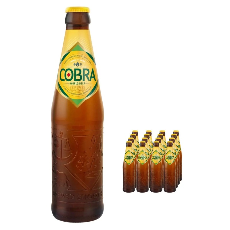 Cobra Extra Smooth Premium Lager Beer Multipack, 12 x 330 ml