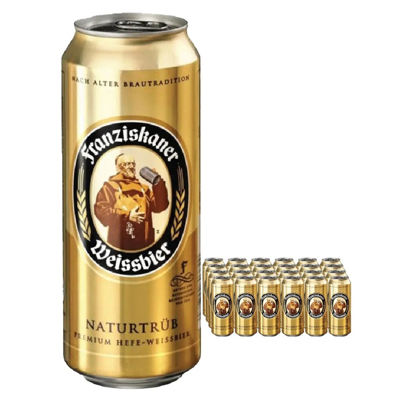 Franziskaner Weissbier Beer , 24 x 500 ml