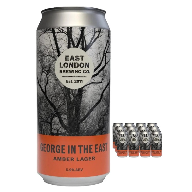 George In The East Amber Lager Can Multipack, 12 x 440 ml