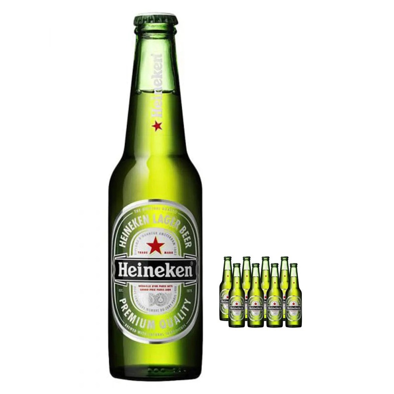 Heineken Premium Lager Beer Multipack, 12 x 330 ml