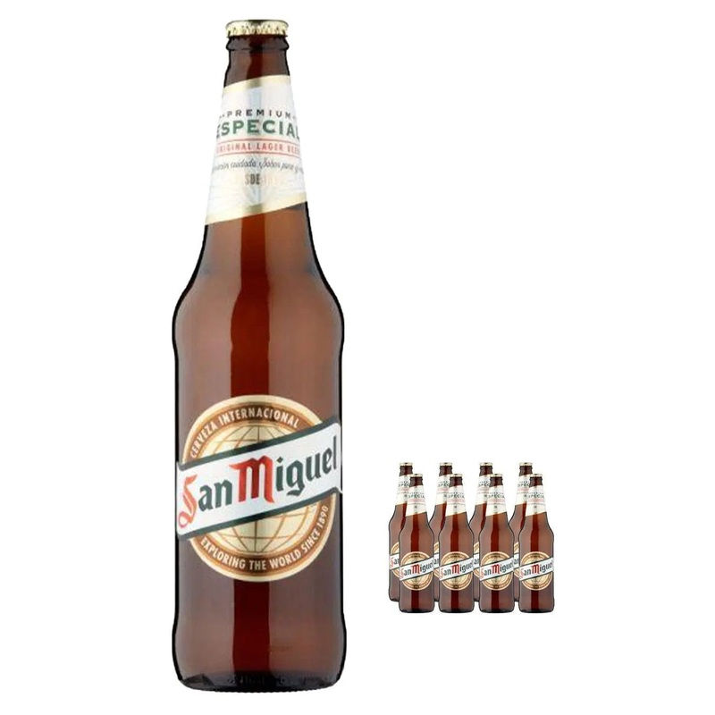 San Miguel Premium Lager Beer Bottle Multipack, 8 x 660 ml