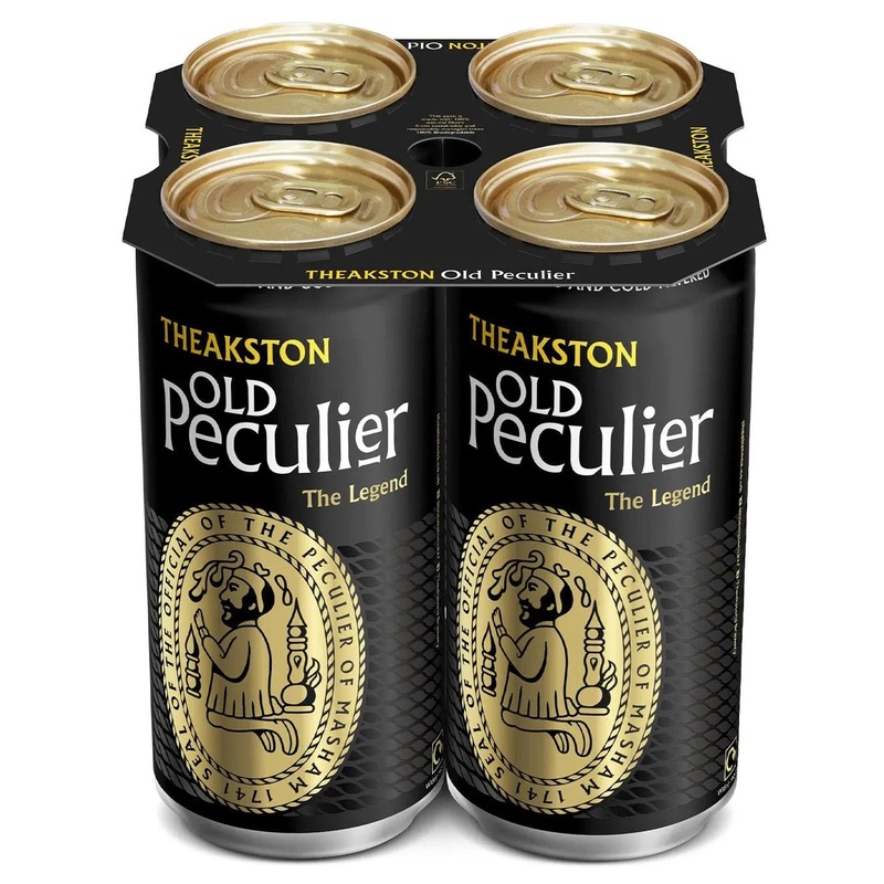 Theakston Old Peculier Premium Ale Beer Can Multipack, 4 x 440 ml