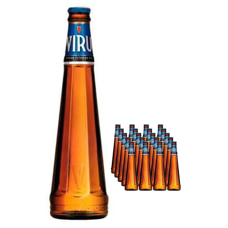 Viru Premium Pilsner Lager Beer Bottle Multipack, 20 x 300 ml