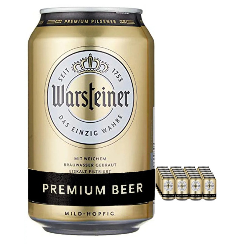 Warsteiner Premium German Lager Beer, 24 x 330 ml