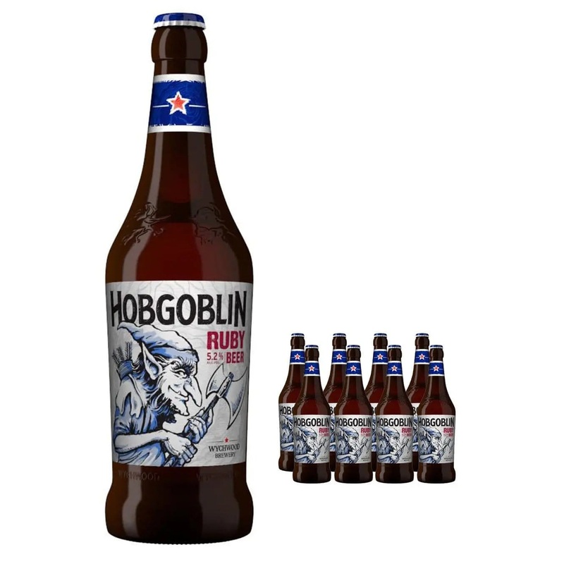 Wychwood Hobgoblin Ruby Beer Bottle Multipack, 8 x 500 ml