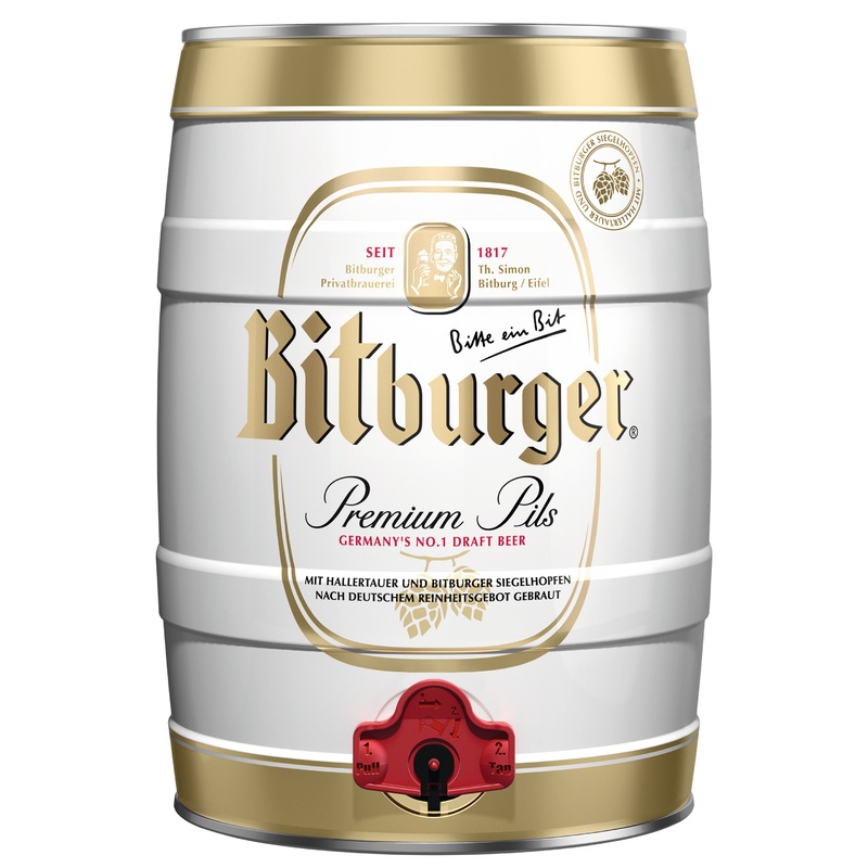 Bitburger Prem Pilsner Party Bmtl Can 2B 5L
