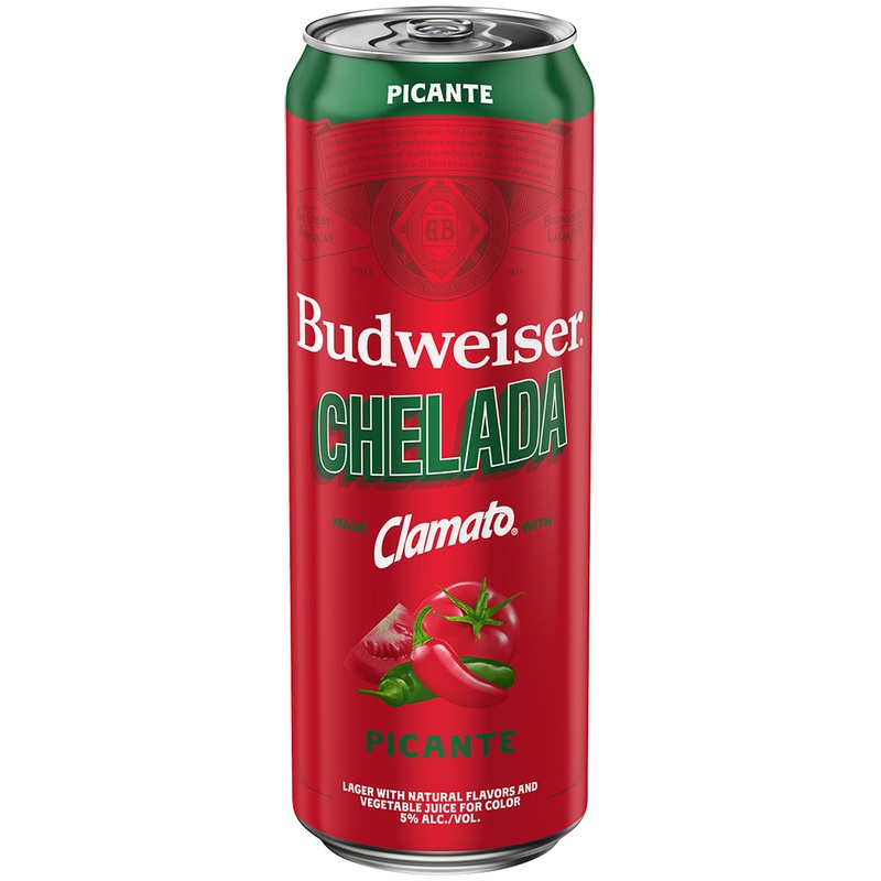Budweiser Chelada with Clamato Picante 15 Pack (25 oz Cans)