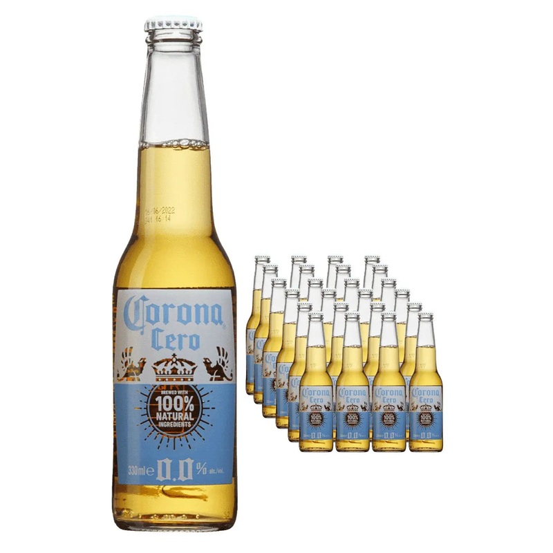 Corona Cero 0.0 Lager Beer, 24 x 330 ml