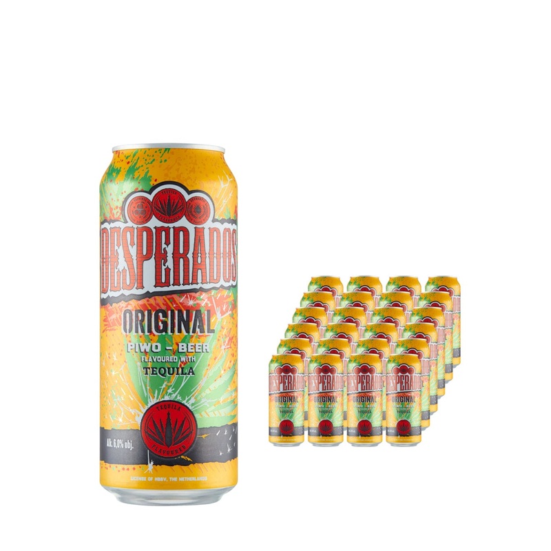 Desperados Premium Tequila Lager Cans Multipack, 24 x 440 ml