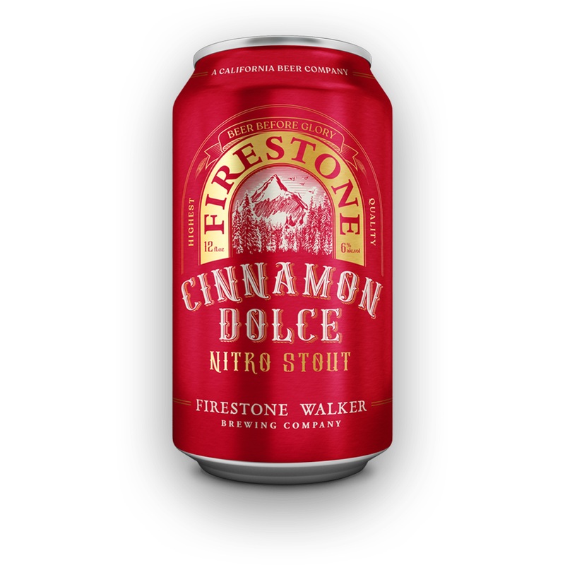 Firestone Cinnamon Dolce Nitro Stout Cans