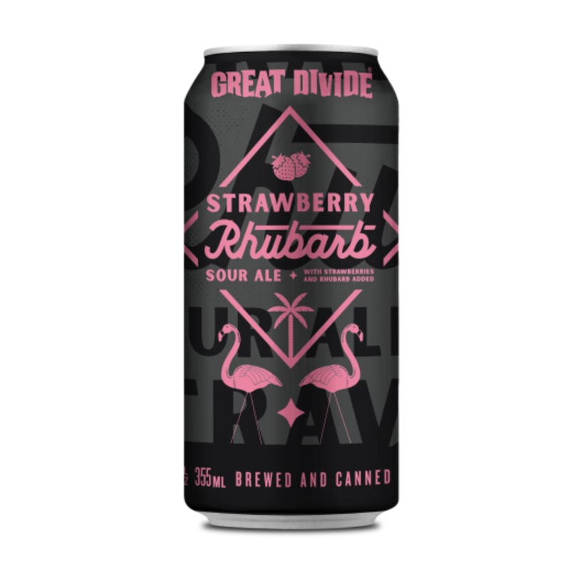 Great Divide Strawberry Rhubarb Can 4/6PK 12Z (24)