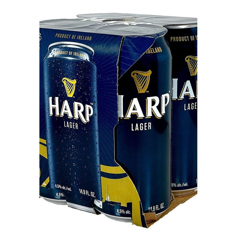 Harp Lager 14.9oz Cans 4 Pack