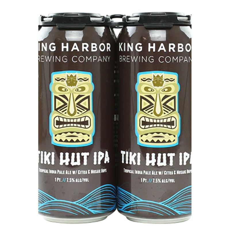King Harbor Tiki Hut IPA 4PK Cans