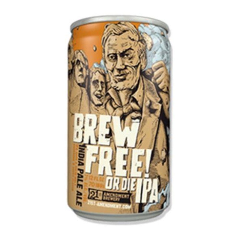 21st Amendment Brew Free! Or Die 6Pack Cans