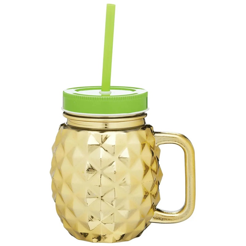 BarCraft Tropicana Gold Pineapple Drinks Jar