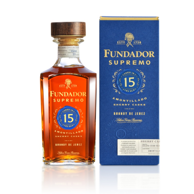 FUNDADOR BRANDY SUPREMO 15Y 80