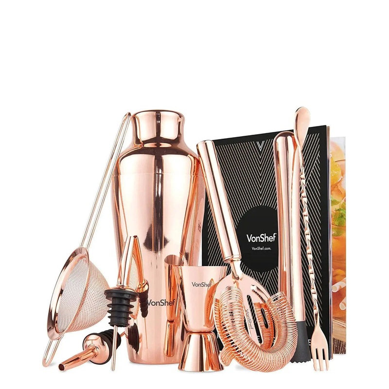 VonShef/Beautify Copper Parisian Cocktail Set
